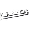 Bicycle rack bicycle storage 160x33x27 cm metal for 6 bicycles