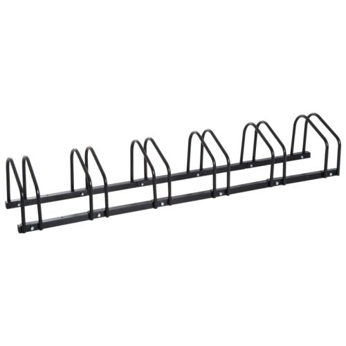 Bicycle rack bicycle storage 160x33x27 cm metal for 6 bicycles