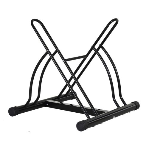 Bicycle rack bicycle storage 60x54x57 cm metal mounting stand for 2 bicycles