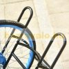 Bicycle rack bicycle storage 60x54x57 cm metal mounting stand for 2 bicycles