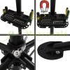 Bicycle repair and assembly stand folding adjustable height between 102 and 200 cm