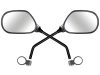 Bicycle mirror 1 pair of bicycle rear view mirror right and left 2 pcs 