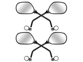 Bicycle mirror 2 pairs of bicycle rear view mirror right and left 4 pcs 