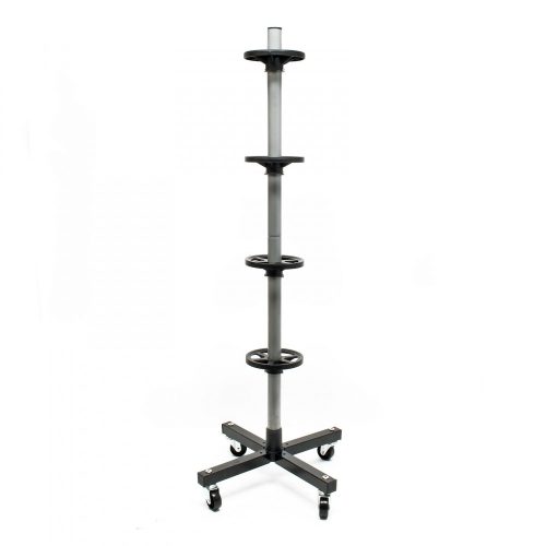 Wheel support rim support stand max. It has a load capacity of 100 kg up to a wheel width of 225 mm