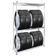 Professional tire rack 165x100x40 cm for 8 tires 100 kg 