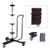 Wheel holder rim holder stand tire stand for 4 tires