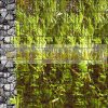 Board can be attached to a fence Bamboo between stones picture 250x180 cm made of 19 cm tape plastic anti-view windbreak