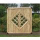 Bamboo fence, privacy barrier, design room divider 180x180 cm 