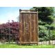 Bamboo fence design room divider 90x180 cm dark brown 