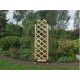 Bamboo fence lattice design room divider 60x180 cm natural