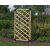 Bambusz kerítés rácsos design térelválasztó 90x180 cm natúr
