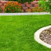 Garden decor fence 22x26 cm plastic stone-effect fence panel black flower bed border cut-off bed border