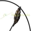 Garden decor fence 61x50 cm galvanized steel decorative fence panel black flower bed border cut-off bed border