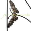 Garden decor fence 61x50 cm galvanized steel decorative fence panel black flower bed border cut-off bed border