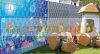 Children's picture of a fish that can be attached to a blackboard fence 250x180 cm made of 19 cm tape, plastic anti-view windbreak