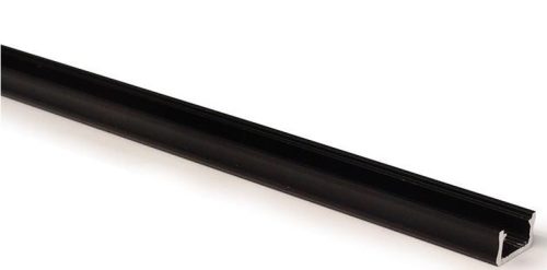 Kerítés oldalsó alumínium U-profil 17 mm vastag eloxált
