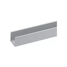 Kerítés takaró alumínium U-profil 21 mm vastag 