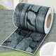 PVC plastic tape 35m long 19cm high dark stone privacy windbreak that can be attached to a fence