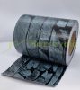 PVC plastic tape 35m long 19cm high dark stone privacy windbreak that can be attached to a fence