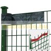 PVC plastic tape 35m long 19cm high dark stone privacy windbreak that can be attached to a fence