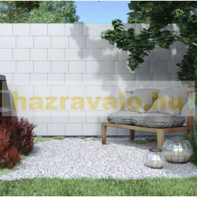   Kerítésbe fűzhető műanyag szalag 40 m hosszú 19 cm széles fehér belátásgátló takaró szélfogó Nádszövet helyett