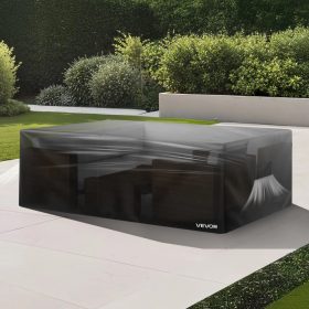   Kerti bútor takaró ponyva 320x160x71 cm vízálló 420D Oxford védőhuzat teraszbútorokhoz