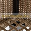 Garden rattan coffee table outdoor coffee table extendable 103x50x45.5 cm