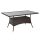 Polyrattan small garden table folding coffee table garden furniture gray 40x40 cm