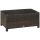 Polyrattan small garden table folding coffee table garden furniture gray 40x40 cm
