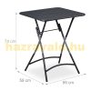 Metal folding garden table balcony table outdoor furniture coffee table