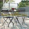 Metal folding garden table balcony table outdoor furniture coffee table