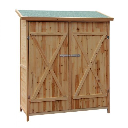 Firewood storage small house garden storage for firewood 138 x 65.5 x 160 cm