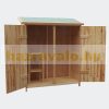 Firewood storage small house garden storage for firewood 138 x 65.5 x 160 cm