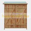 Firewood storage small house garden storage for firewood 138 x 65.5 x 160 cm