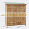 Firewood storage small house garden storage for firewood 138 x 65.5 x 160 cm