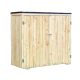 Garden shed with two doors, small wooden house for storing tools 136 x 127 x 58 cm