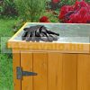 Wooden garden cottage, shed, cabinet, tool room, 75x40x90 cm