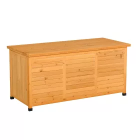   Kerti tárolóláda 127x56x60 cm időjárásálló tömörfa kerti párnatartó box