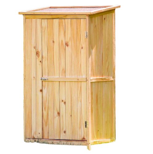 Garden shed, small wooden house for storing tools 92x57x154 cm