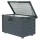 Kerti tároló láda 295L 100x62x65 cm kerekes kerti párnatartó box sötétszürke