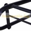 Garden bench outdoor furniture poly rattan seat 120x76x90 cm swing bench black