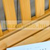 Garden bench outdoor furniture wooden seat 124x76x95 cm rocking chair