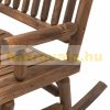Garden bench outdoor furniture wooden seat 112x67x93 cm swing bench dark brown