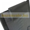 Garden rocking chair lounger with head pillow black 120 kg load capacity