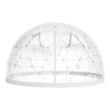 Kerti pavilon 450x270 cm átlátszó kupolasátor 10-14 fő számára buboréksátor, kerti iglu gömbsátor