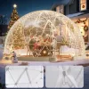 Kerti pavilon 450x270 cm átlátszó kupolasátor 10-14 fő számára buboréksátor, kerti iglu gömbsátor