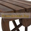 Garden bench wooden garden seating furniture rustic bench solid wood brown 105x50x53 cm