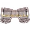 Garden bench with table wooden garden furniture with parasol holder 178x87x92 cm pine wood coffee brown 