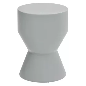   Kerti ülőke kerámia Ø33x45,5 cm dekor kerti hokedli homokóra formában szürke 120 kg teherbírás