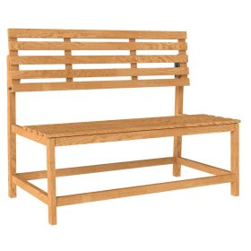   Kerti pad 2 személyes 110x61x89 cm átalakítható fa kerti pad asztallá teak szín